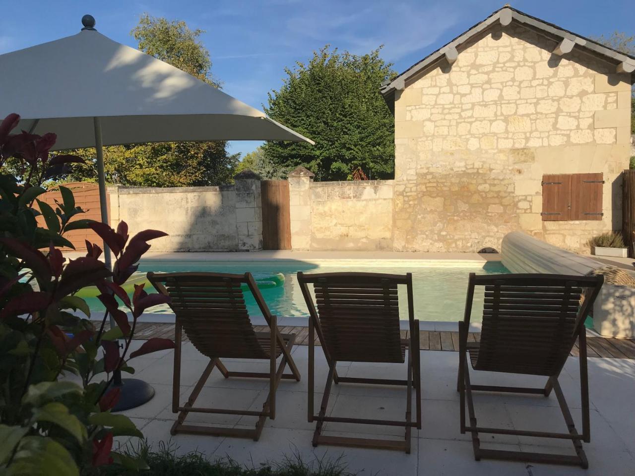 Bed and Breakfast Demeure De Beaulieu Le Coudray-Macouard Zewnętrze zdjęcie
